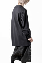 画像をギャラリービューアに読み込む, Y-3 Yohji Yamamoto MOCK NECK L/S TEE / BETTER SCJ (BLACK)