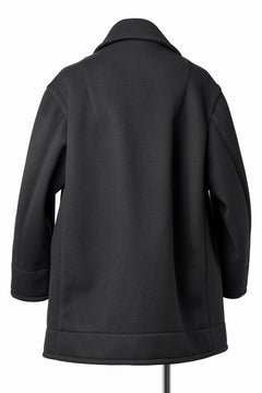 画像をギャラリービューアに読み込む, TARO HORIUCHI / th products Marine Over Coat / active setter tweed knit (black)