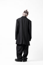 画像をギャラリービューアに読み込む, Y's for men 3TUCKS WIDE TAPERED PANTS / CLASSIC WOOL GABADINE (BLACK)
