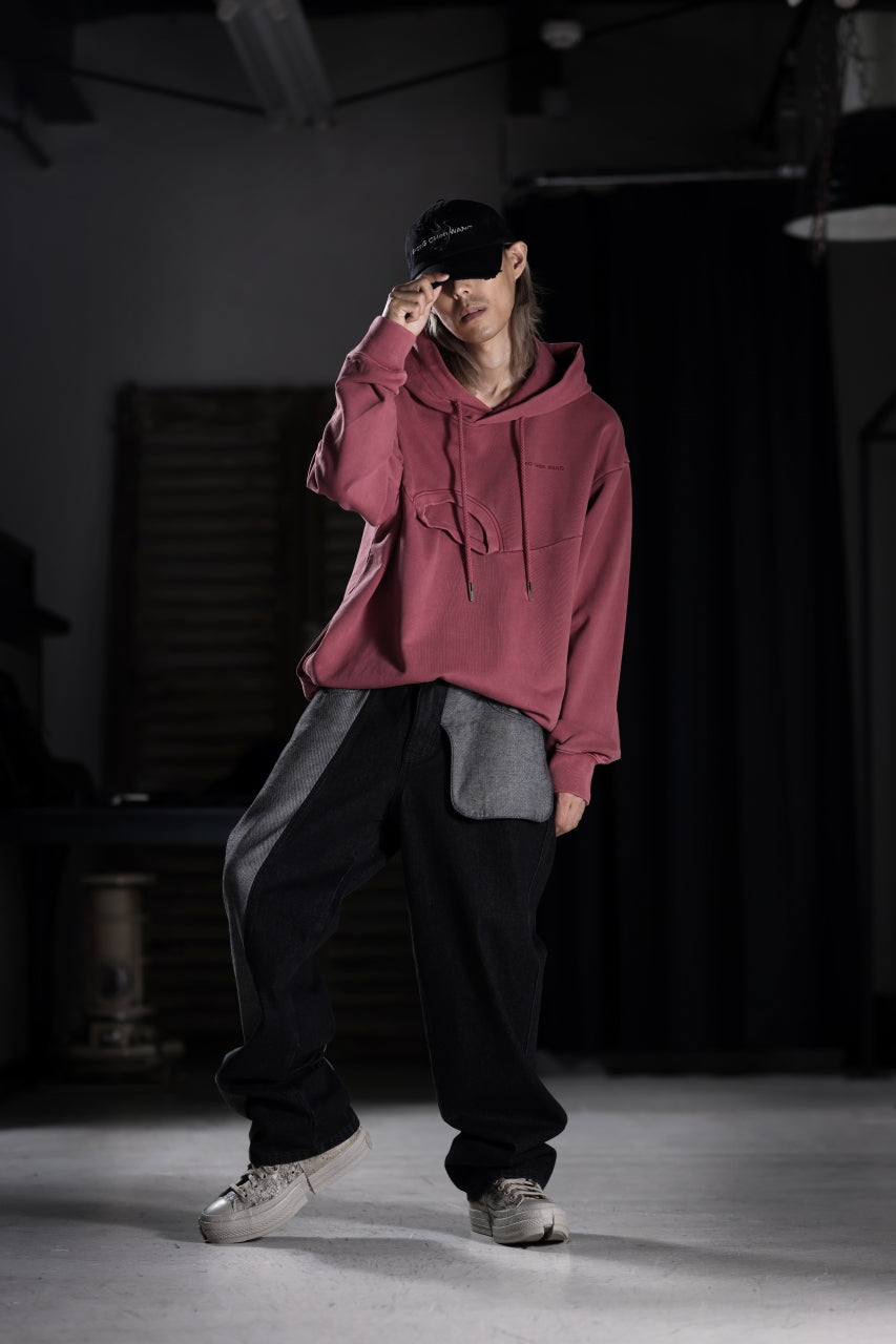 画像をギャラリービューアに読み込む, Feng Chen Wang 3 IN 1 TIE-DYE HOODIE (RED)