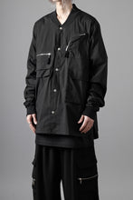 画像をギャラリービューアに読み込む, thom/krom WORK POCKET JACKET / ELASTIC COTTON &amp; POLYAMIDE (BLACK)