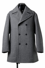 画像をギャラリービューアに読み込む, TARO HORIUCHI / th products Marine Over Coat / active setter tweed knit (gray)