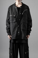 画像をギャラリービューアに読み込む, thom/krom WORK POCKET JACKET / ELASTIC COTTON &amp; POLYAMIDE (BLACK)