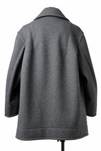 画像をギャラリービューアに読み込む, TARO HORIUCHI / th products Marine Over Coat / active setter tweed knit (gray)