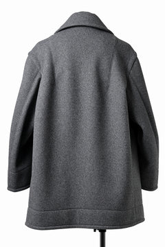画像をギャラリービューアに読み込む, TARO HORIUCHI / th products Marine Over Coat / active setter tweed knit (gray)