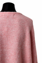 画像をギャラリービューアに読み込む, A.F ARTEFACT OVER SIZED KNIT TOPS / MIX WOOL (PINK)