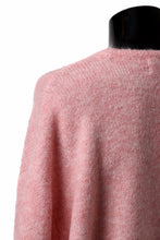 画像をギャラリービューアに読み込む, A.F ARTEFACT OVER SIZED KNIT TOPS / MIX WOOL (PINK)