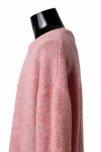 画像をギャラリービューアに読み込む, A.F ARTEFACT OVER SIZED KNIT TOPS / MIX WOOL (PINK)