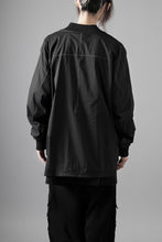 画像をギャラリービューアに読み込む, thom/krom WORK POCKET JACKET / ELASTIC COTTON &amp; POLYAMIDE (BLACK)