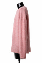 画像をギャラリービューアに読み込む, A.F ARTEFACT OVER SIZED KNIT TOPS / MIX WOOL (PINK)