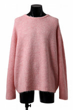 画像をギャラリービューアに読み込む, A.F ARTEFACT OVER SIZED KNIT TOPS / MIX WOOL (PINK)