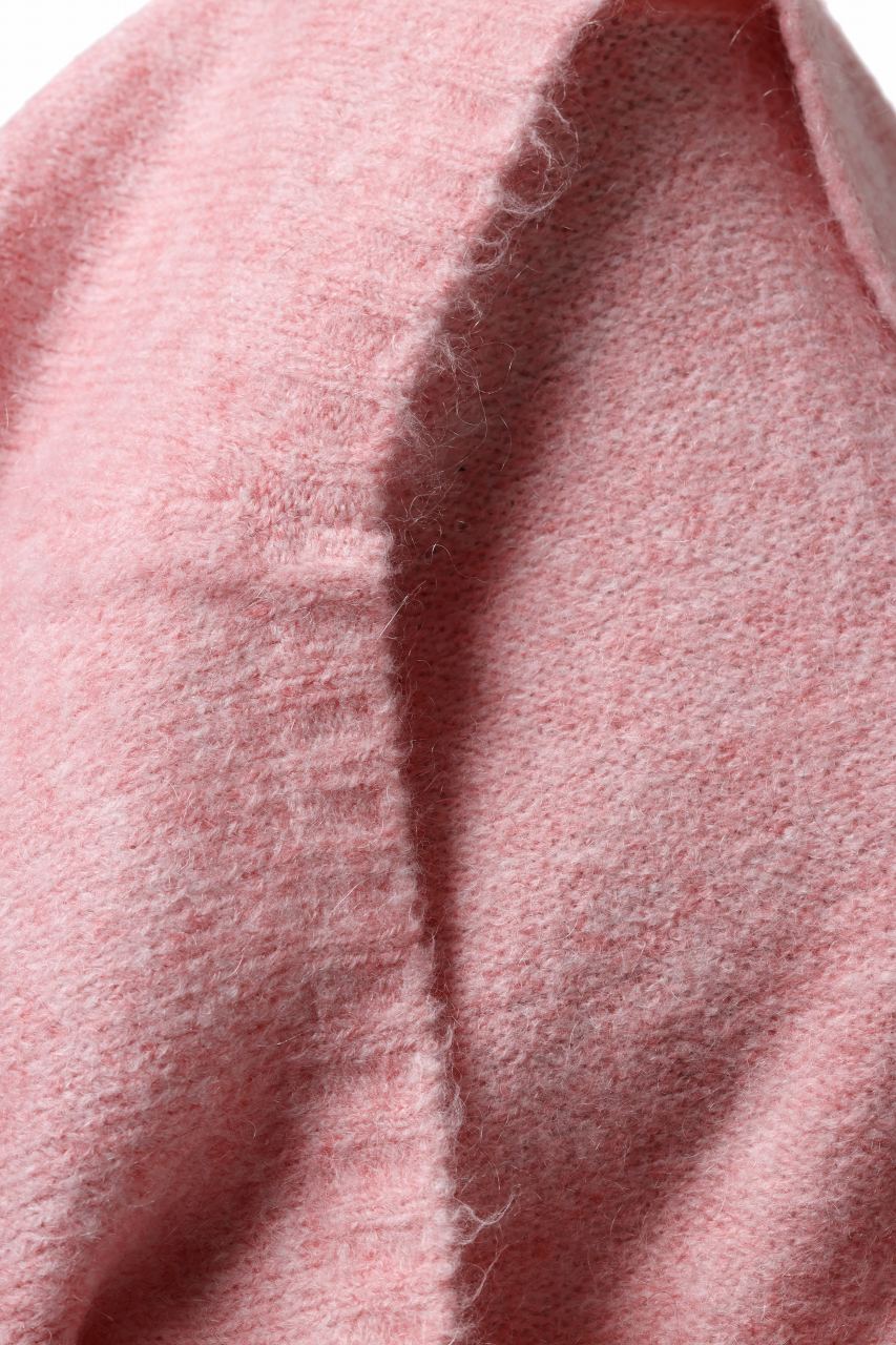 画像をギャラリービューアに読み込む, A.F ARTEFACT OVER SIZED KNIT TOPS / MIX WOOL (PINK)