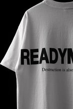 画像をギャラリービューアに読み込む, READYMADE SMILE & LOGO SHORT SLEEVE T-SHIRT (WHITE)