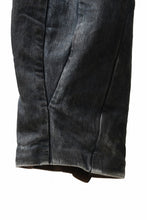 画像をギャラリービューアに読み込む, BORIS BIDJAN SABERI CROPPED TROUSER / VINYL PROCESSED & NICKEL PRESSED & ACID DYED "P15.4 CUSTOM BF-FKU10002" (DIRTY ACID DENIM)