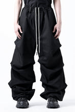 画像をギャラリービューアに読み込む, A.F ARTEFACT EXTREME WIDE BAGGY PANTS / PURE DENIM (BLACK)