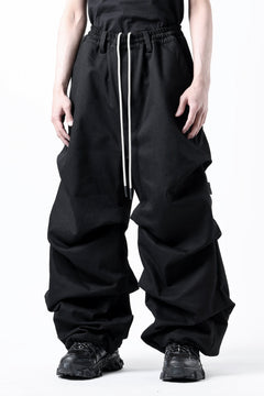画像をギャラリービューアに読み込む, A.F ARTEFACT EXTREME WIDE BAGGY PANTS / PURE DENIM (BLACK)