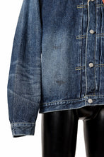 画像をギャラリービューアに読み込む, FULLCOUNT "Fear Of The Dark" Type 1 Denim Jacket / 15.5oz Zimbabwe Selvedge Denim (INDIGO BLUE)