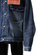 画像をギャラリービューアに読み込む, FULLCOUNT "Fear Of The Dark" Type 1 Denim Jacket / 15.5oz Zimbabwe Selvedge Denim (INDIGO BLUE)