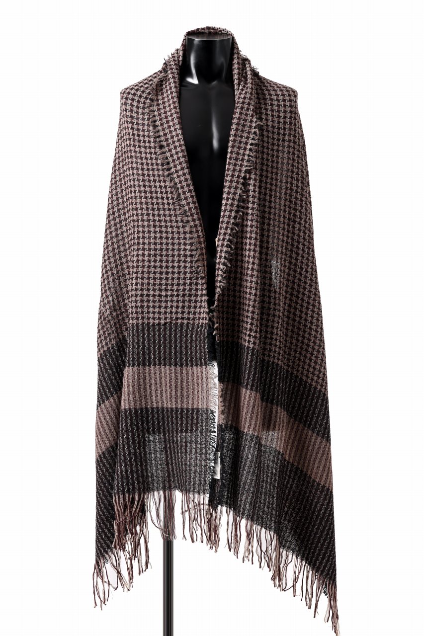 画像をギャラリービューアに読み込む, forme d'expression Poll Scarf (Wine PDP)