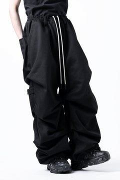 画像をギャラリービューアに読み込む, A.F ARTEFACT EXTREME WIDE BAGGY PANTS / PURE DENIM (BLACK)