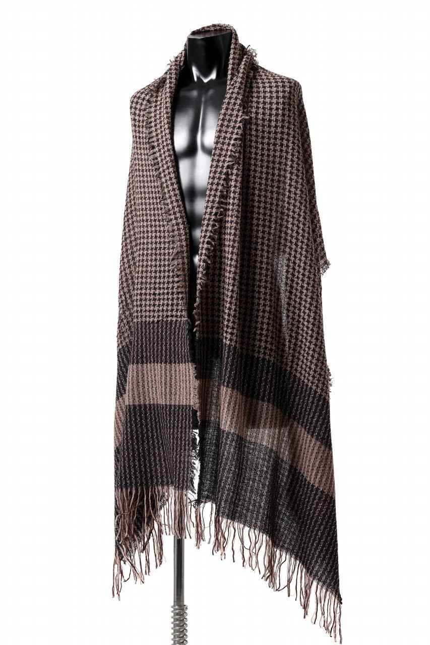 画像をギャラリービューアに読み込む, forme d'expression Poll Scarf (Wine PDP)