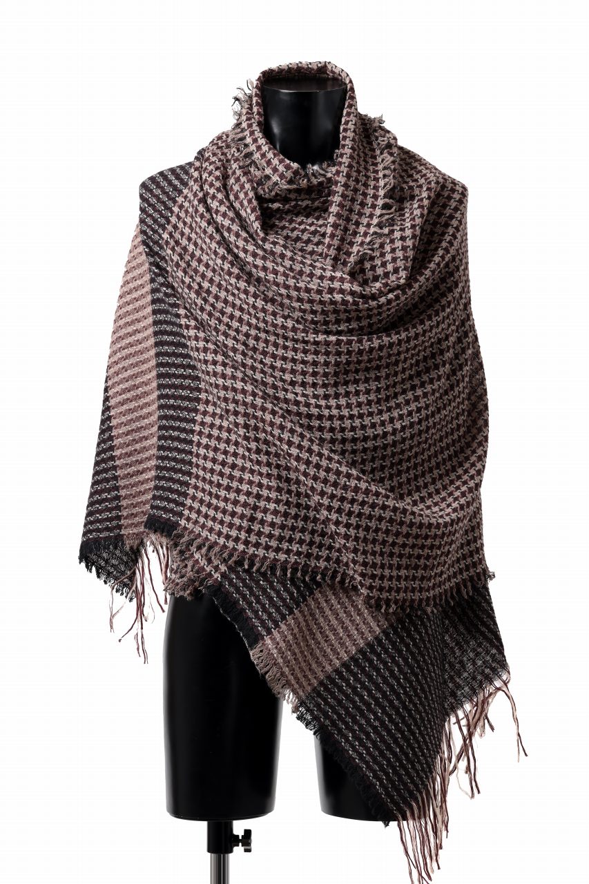 画像をギャラリービューアに読み込む, forme d'expression Poll Scarf (Wine PDP)