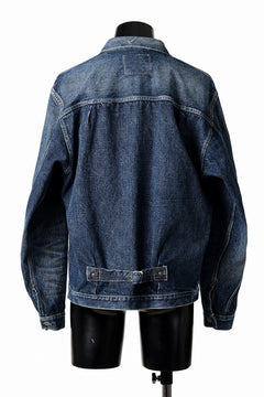 画像をギャラリービューアに読み込む, FULLCOUNT "Fear Of The Dark" Type 1 Denim Jacket / 15.5oz Zimbabwe Selvedge Denim (INDIGO BLUE)