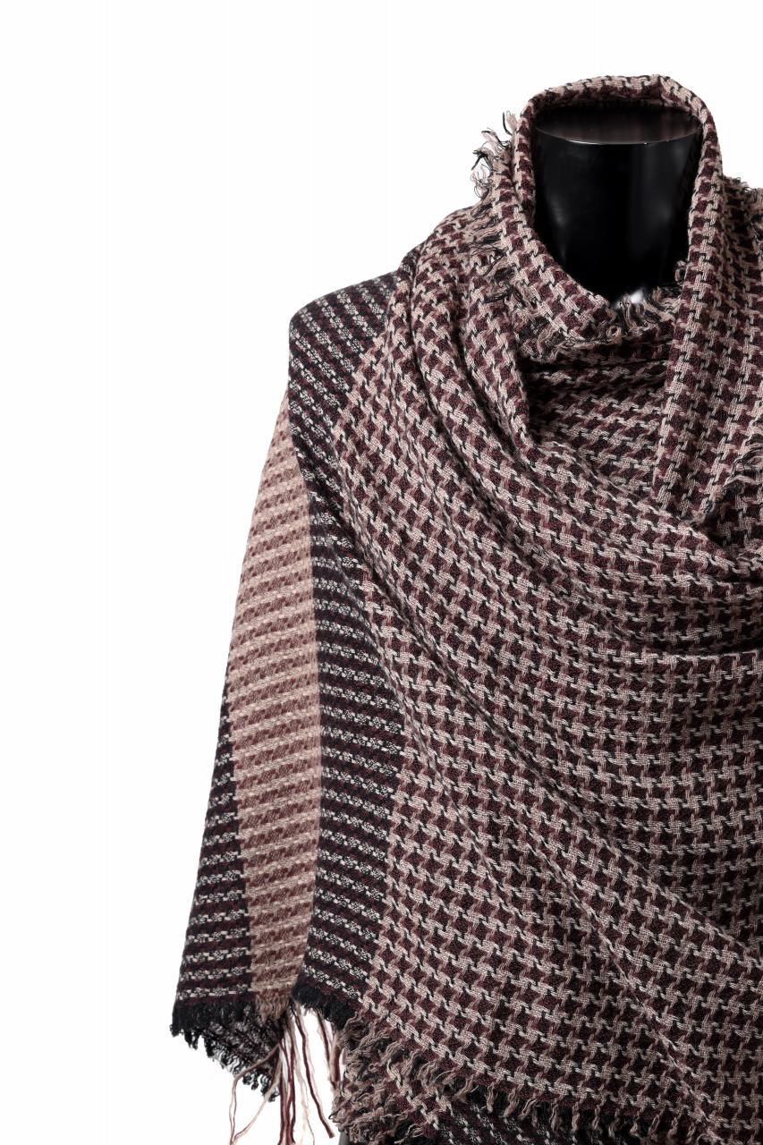 画像をギャラリービューアに読み込む, forme d'expression Poll Scarf (Wine PDP)