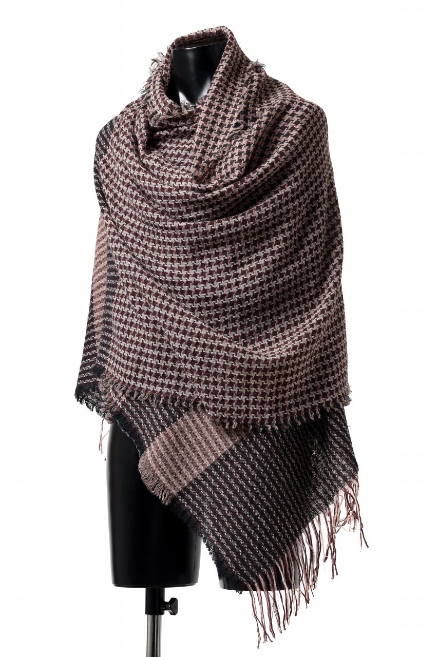 画像をギャラリービューアに読み込む, forme d'expression Poll Scarf (Wine PDP)