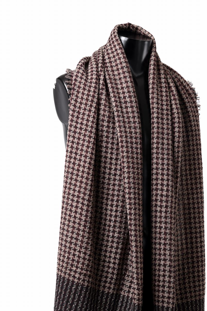 画像をギャラリービューアに読み込む, forme d'expression Poll Scarf (Wine PDP)