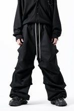 画像をギャラリービューアに読み込む, A.F ARTEFACT EXTREME WIDE BAGGY PANTS / PURE DENIM (BLACK)