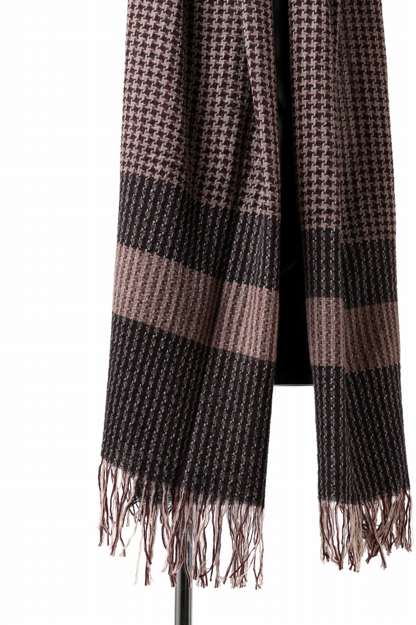画像をギャラリービューアに読み込む, forme d'expression Poll Scarf (Wine PDP)