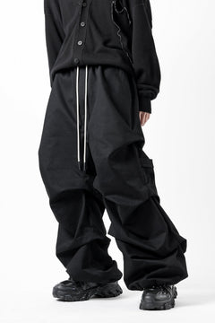 画像をギャラリービューアに読み込む, A.F ARTEFACT EXTREME WIDE BAGGY PANTS / PURE DENIM (BLACK)