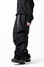 画像をギャラリービューアに読み込む, A.F ARTEFACT EXTREME WIDE BAGGY PANTS / PURE DENIM (BLACK)