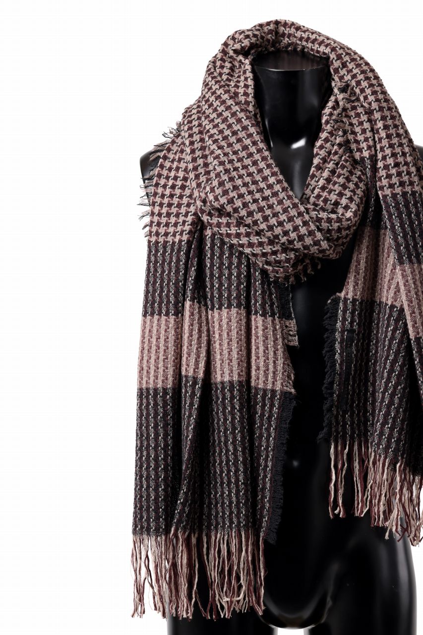 画像をギャラリービューアに読み込む, forme d'expression Poll Scarf (Wine PDP)
