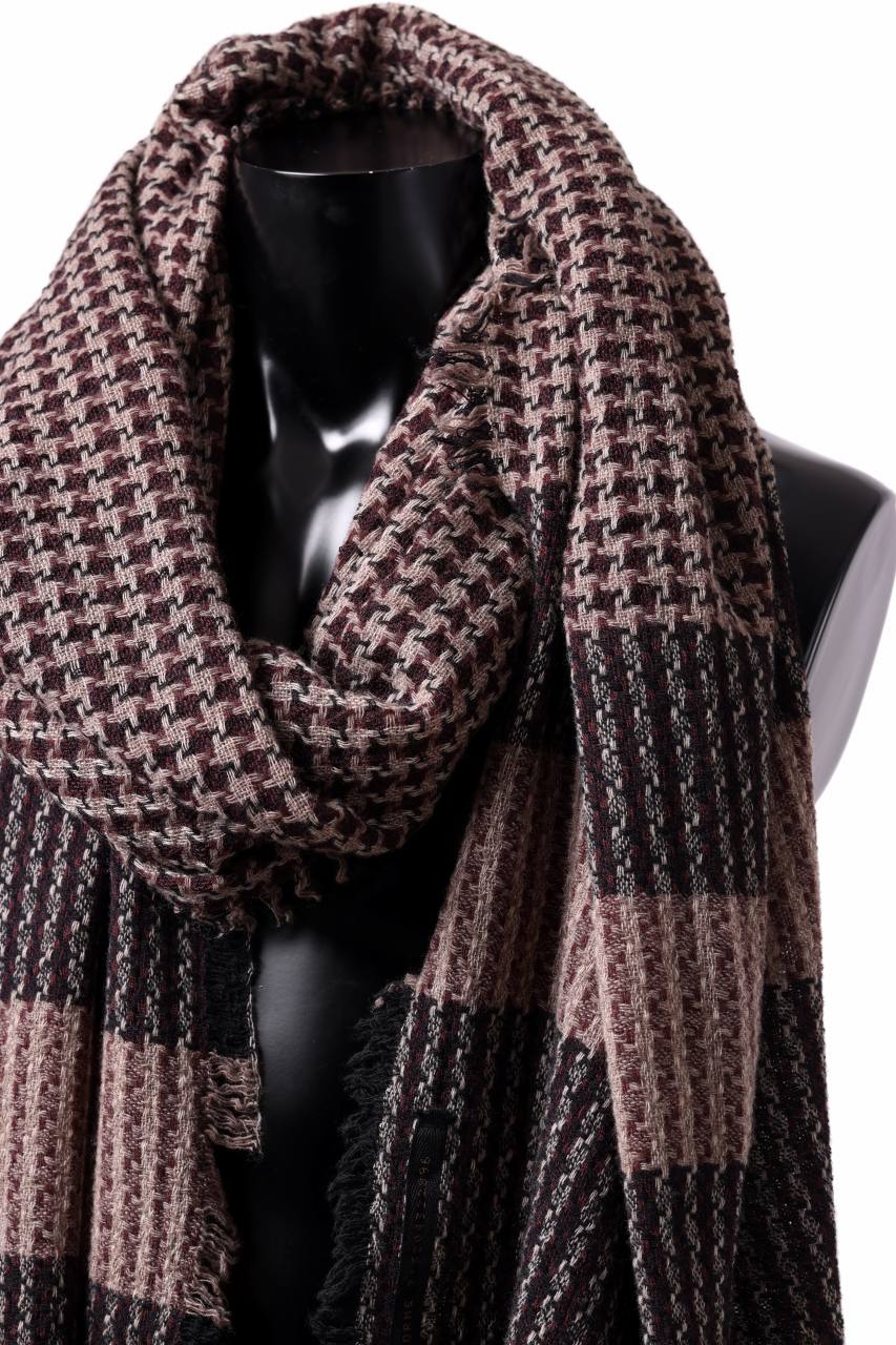 画像をギャラリービューアに読み込む, forme d'expression Poll Scarf (Wine PDP)