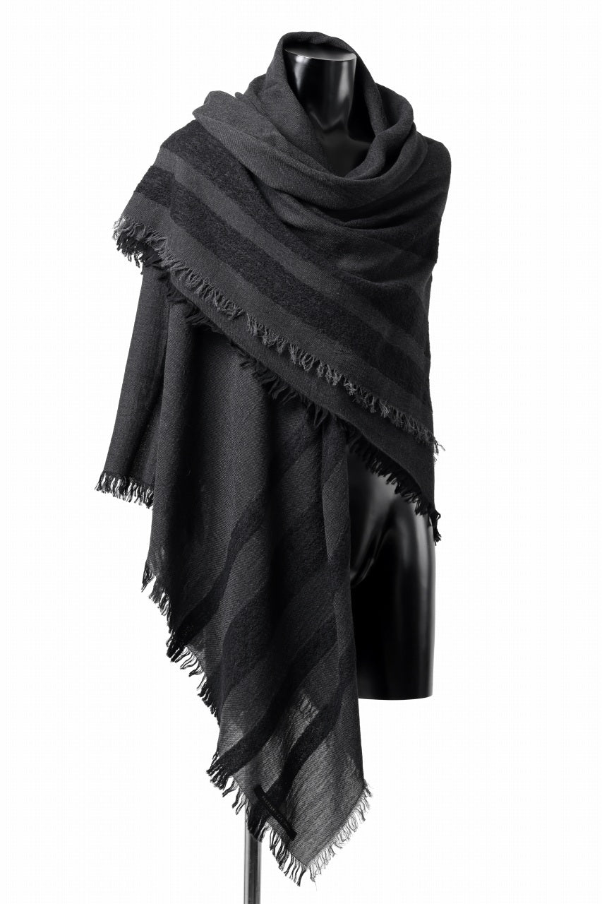 画像をギャラリービューアに読み込む, forme d'expression Muse Scarf (Anthracite)