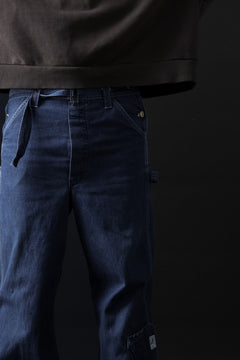 画像をギャラリービューアに読み込む, CHANGES REMAKE PAINTER DENIM PANTS with APRON PARTS (INDIGO #A)