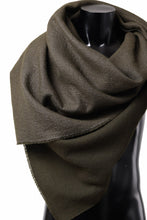 画像をギャラリービューアに読み込む, blackcrow needle punch shawl / cashmere x ramie (khaki x grey)