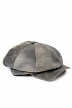 画像をギャラリービューアに読み込む, ierib Leather Casquette Cap / Lamb Suede (BEIGE)