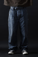 画像をギャラリービューアに読み込む, CHANGES REMAKE PAINTER DENIM PANTS with APRON PARTS (INDIGO #B)