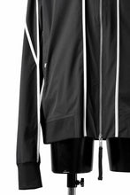 画像をギャラリービューアに読み込む, thom/krom MA-1 JACKET / ELASTIC NYLON + REFLECTION PIPING (BLACK)