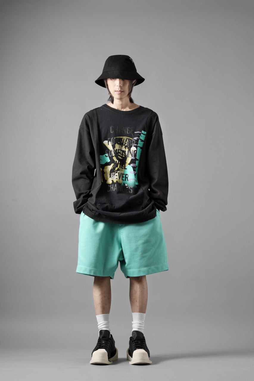 画像をギャラリービューアに読み込む, CHANGES exclusive VINTAGE REMAKE L/S TOPS (MULTI BLACK #A)