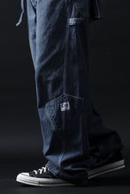画像をギャラリービューアに読み込む, CHANGES REMAKE PAINTER DENIM PANTS with APRON PARTS (INDIGO #B)