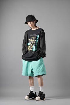 画像をギャラリービューアに読み込む, CHANGES exclusive VINTAGE REMAKE L/S TOPS (MULTI BLACK #A)