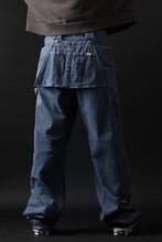 画像をギャラリービューアに読み込む, CHANGES REMAKE PAINTER DENIM PANTS with APRON PARTS (INDIGO #B)