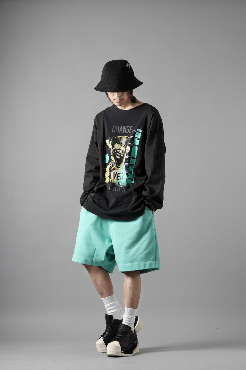 画像をギャラリービューアに読み込む, CHANGES exclusive VINTAGE REMAKE L/S TOPS (MULTI BLACK #A)