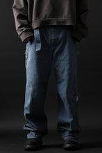 画像をギャラリービューアに読み込む, CHANGES REMAKE PAINTER DENIM PANTS with APRON PARTS (INDIGO #B)