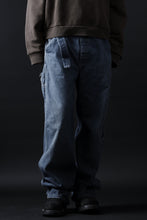 画像をギャラリービューアに読み込む, CHANGES REMAKE PAINTER DENIM PANTS with APRON PARTS (INDIGO #B)