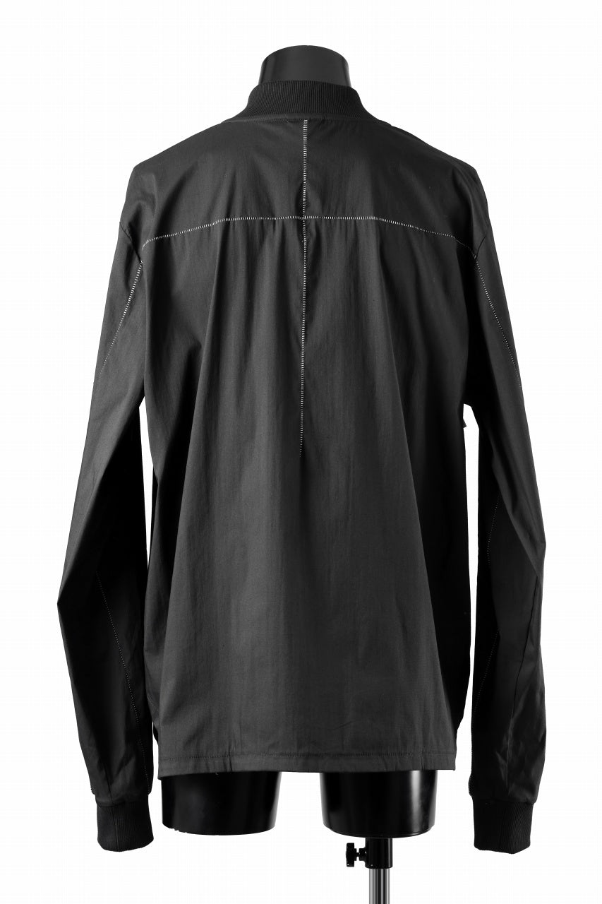 画像をギャラリービューアに読み込む, thom/krom WORK POCKET JACKET / ELASTIC COTTON &amp; POLYAMIDE (BLACK)